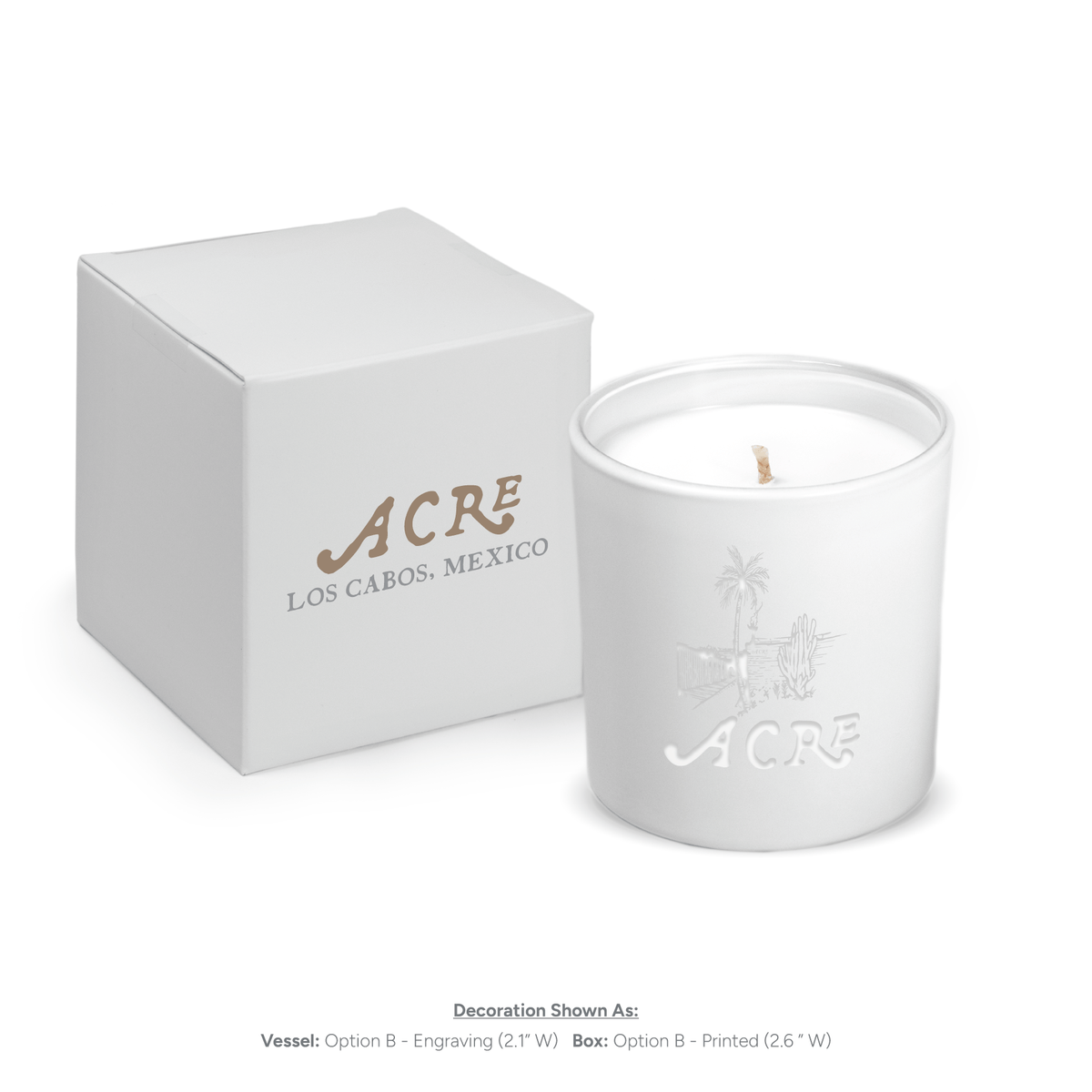 9 oz. Engraved Candles with Gift Box