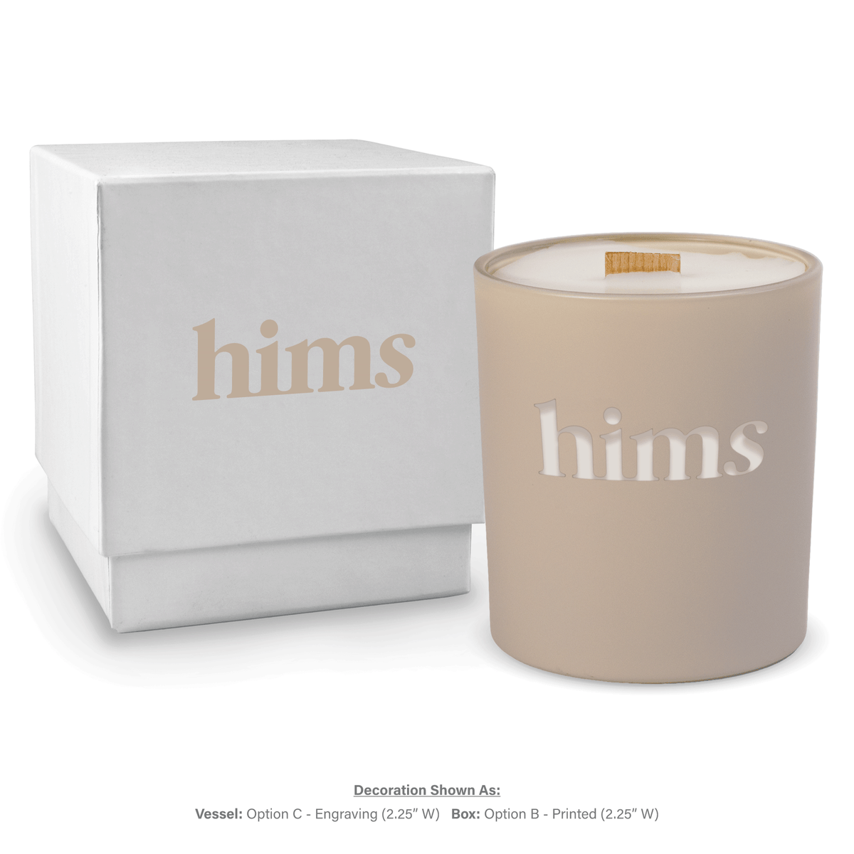 14 oz. Luxury Engraved Candles with gift box