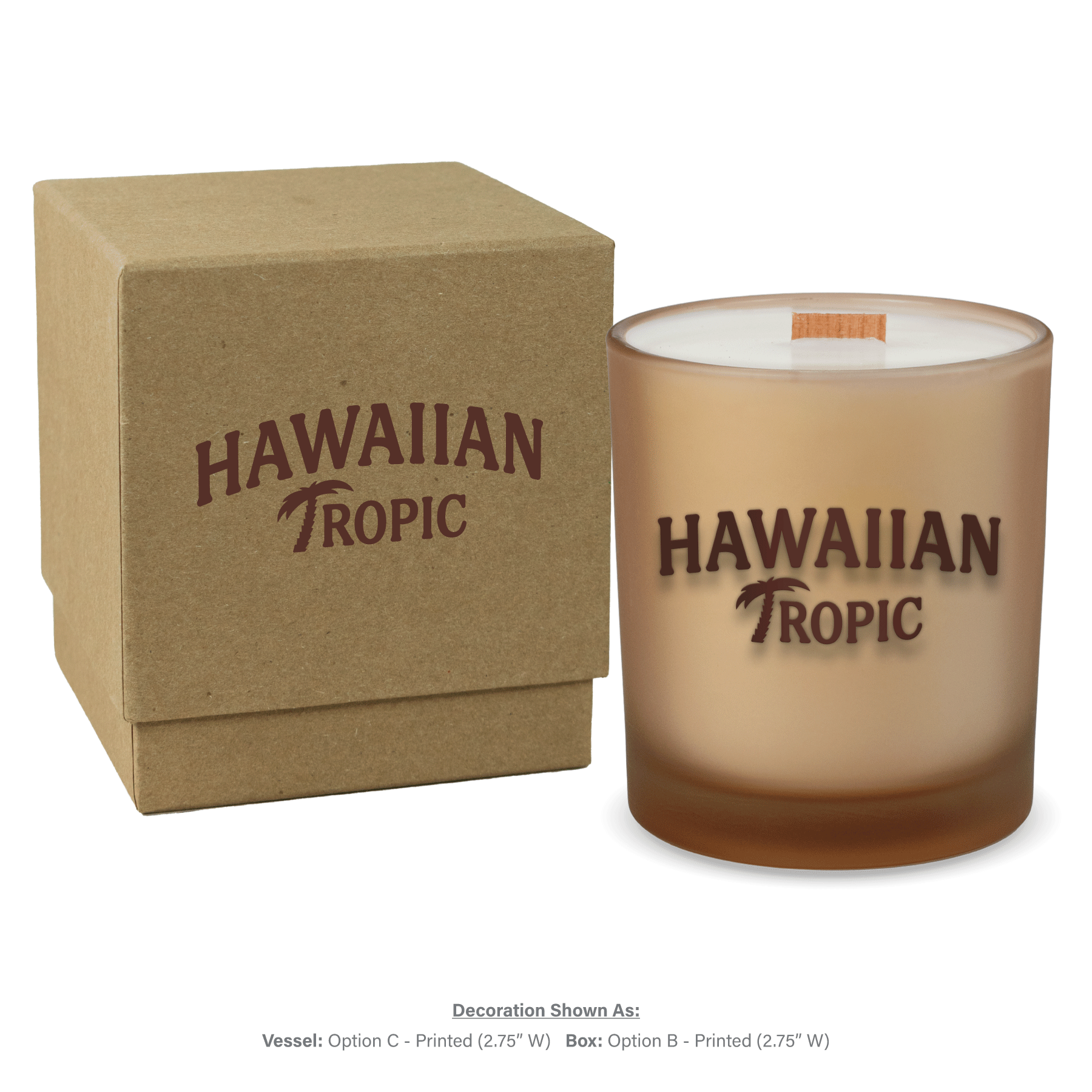 14 oz. Luxury Printed Candles with Gift Box