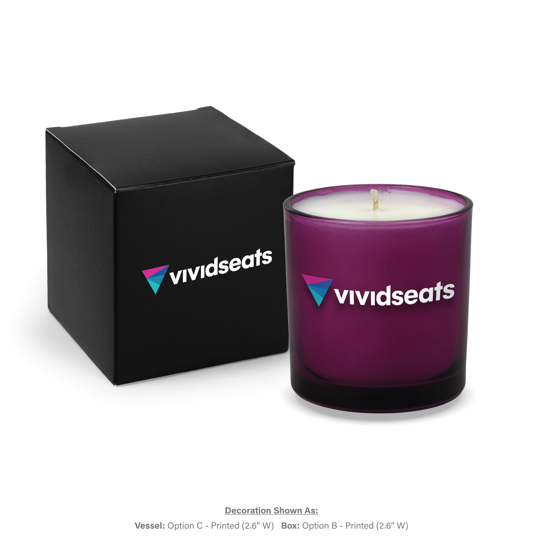 9 oz. Printed Candles with Gift Box