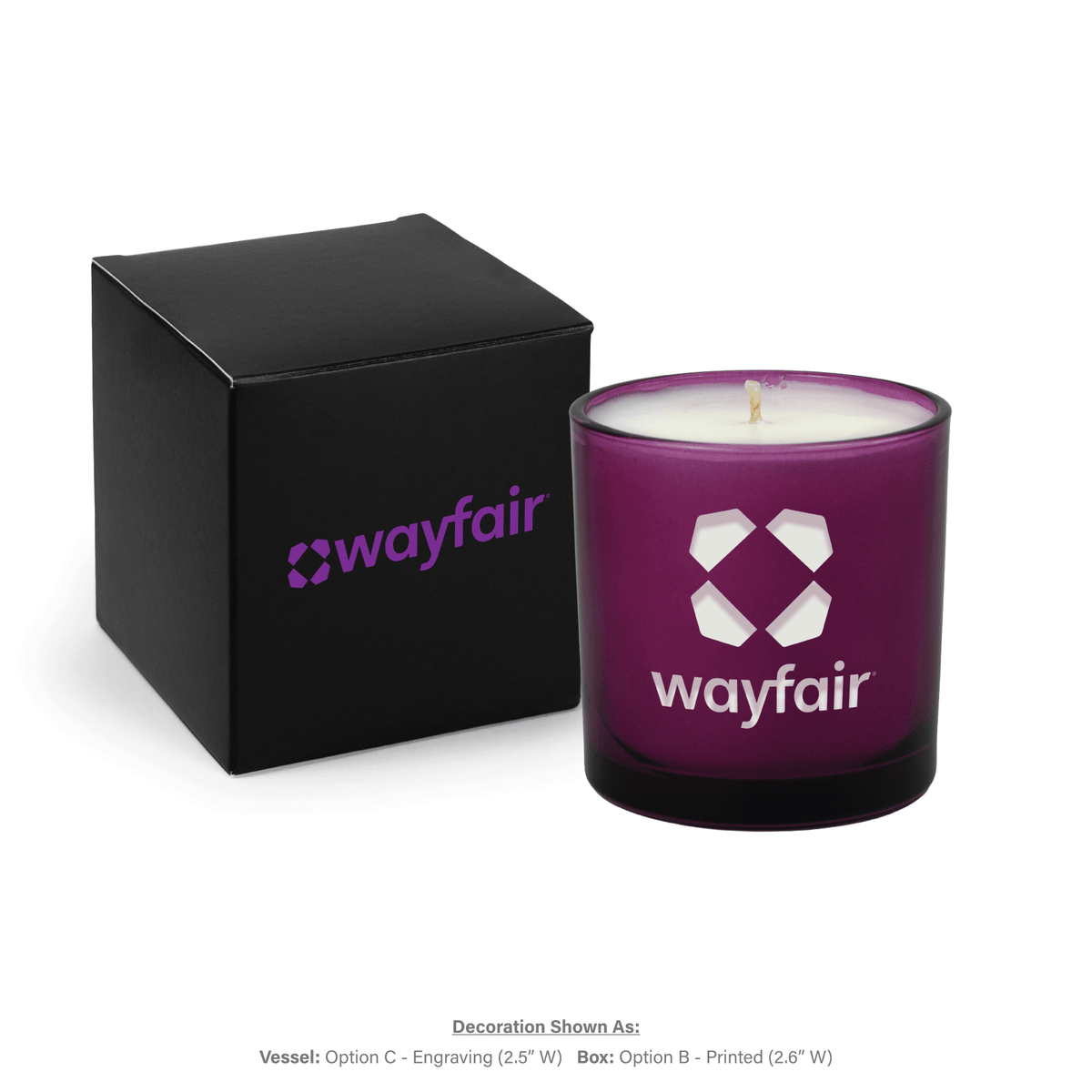 9 oz. Engraved Candles with Gift Box