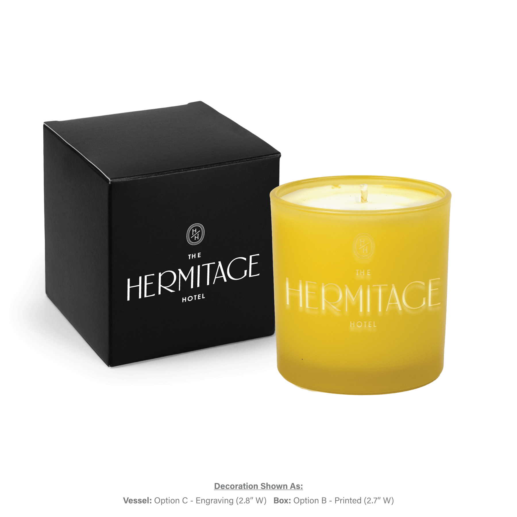 9 oz. Engraved Candles with Gift Box