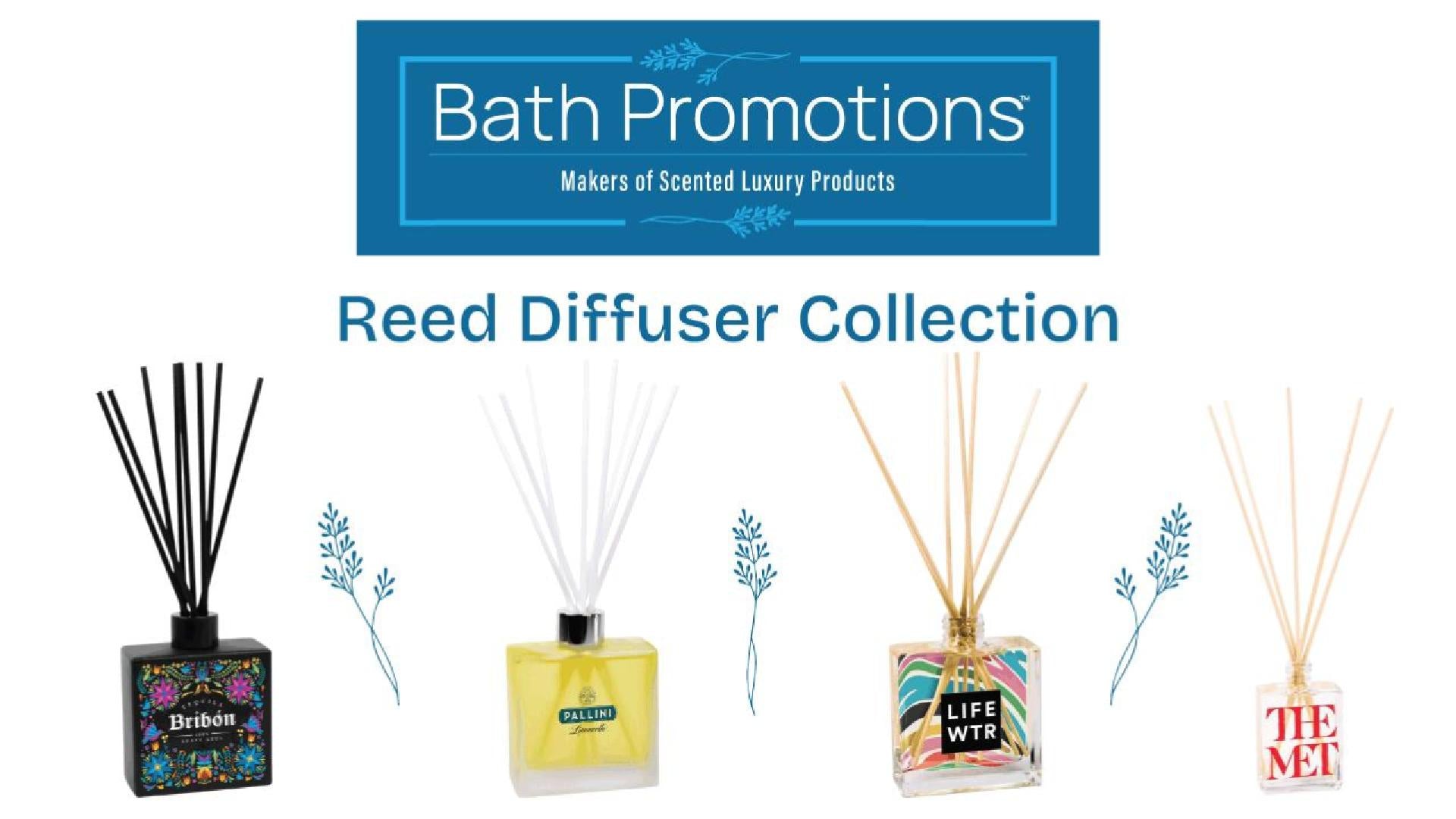 Customizable Diffusers Made in LA | Custom Reed Diffusers & Brand Inspiration – Bath Promotions