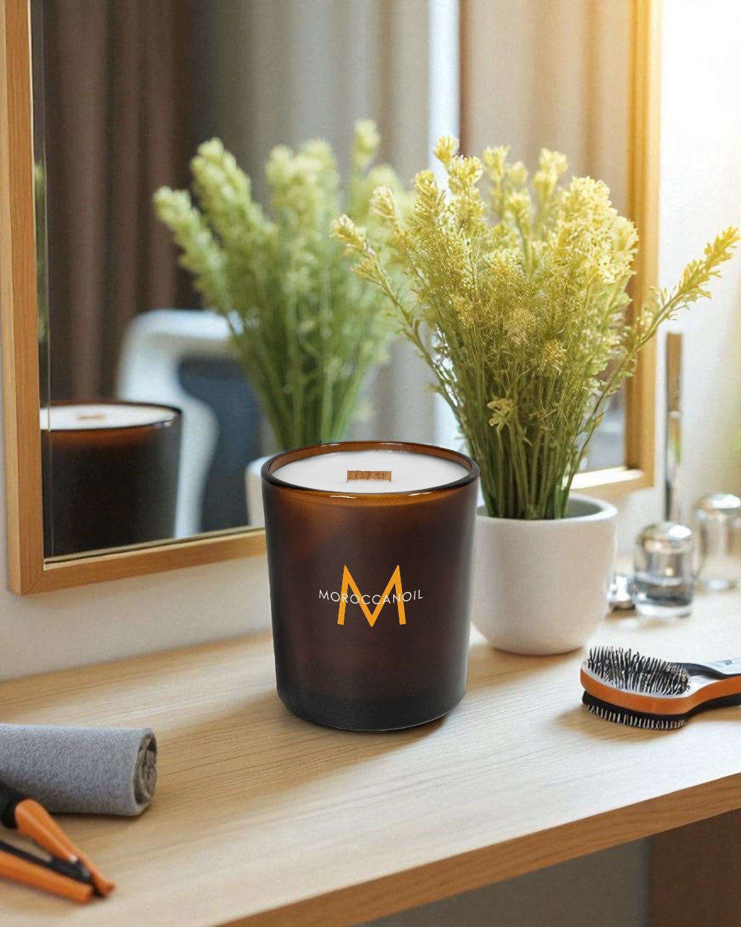 14 oz. Amber Luxury Candle with Gift Box - Printed