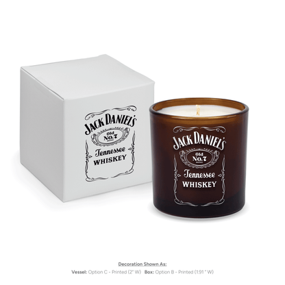 9 oz. Printed Candles with Gift Box