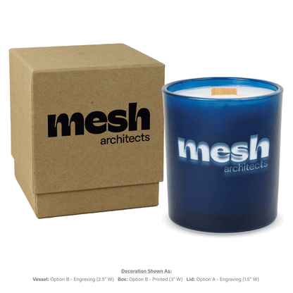 14 oz. Luxury Engraved Candles with gift box