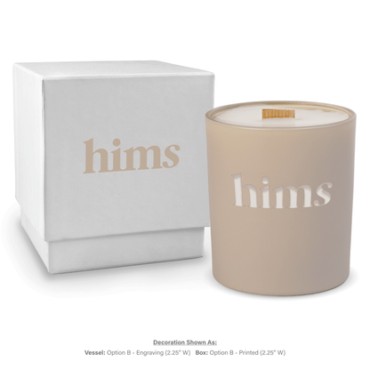 14 oz. Luxury Engraved Candles with gift box