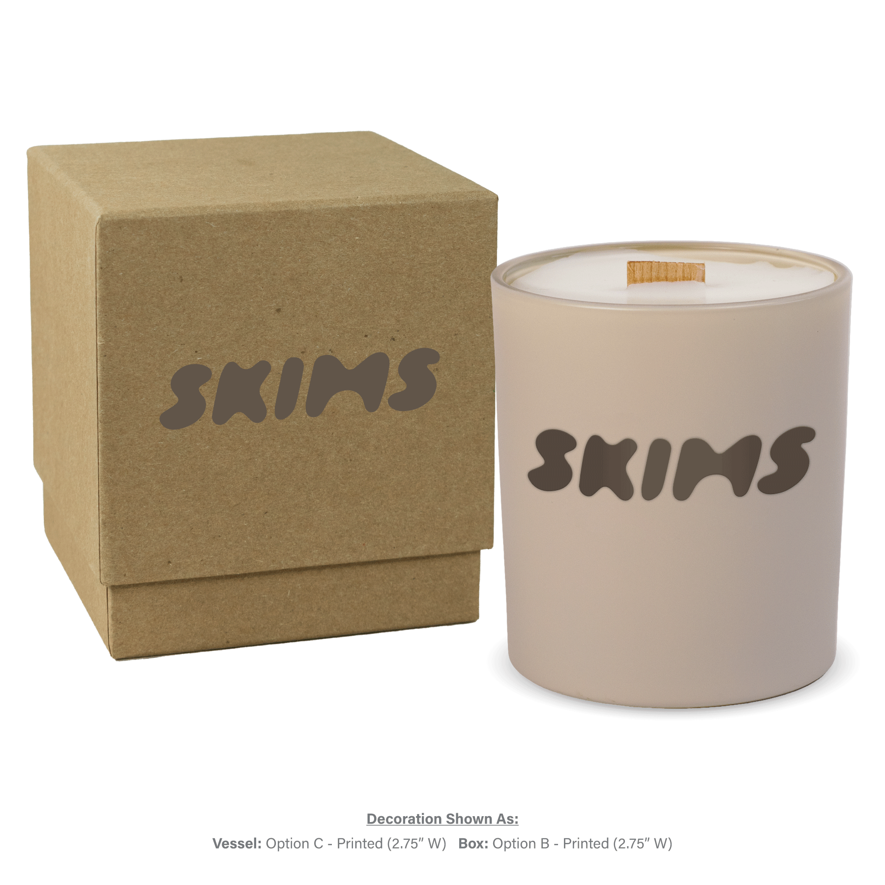 14 oz. Luxury Printed Candles with Gift Box