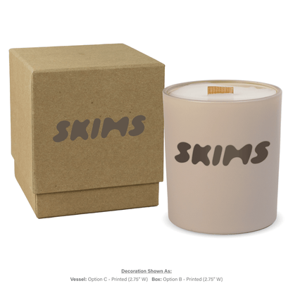 14 oz. Luxury Printed Candles with Gift Box
