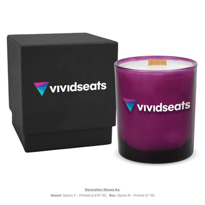 14 oz. Luxury Printed Candles with Gift Box