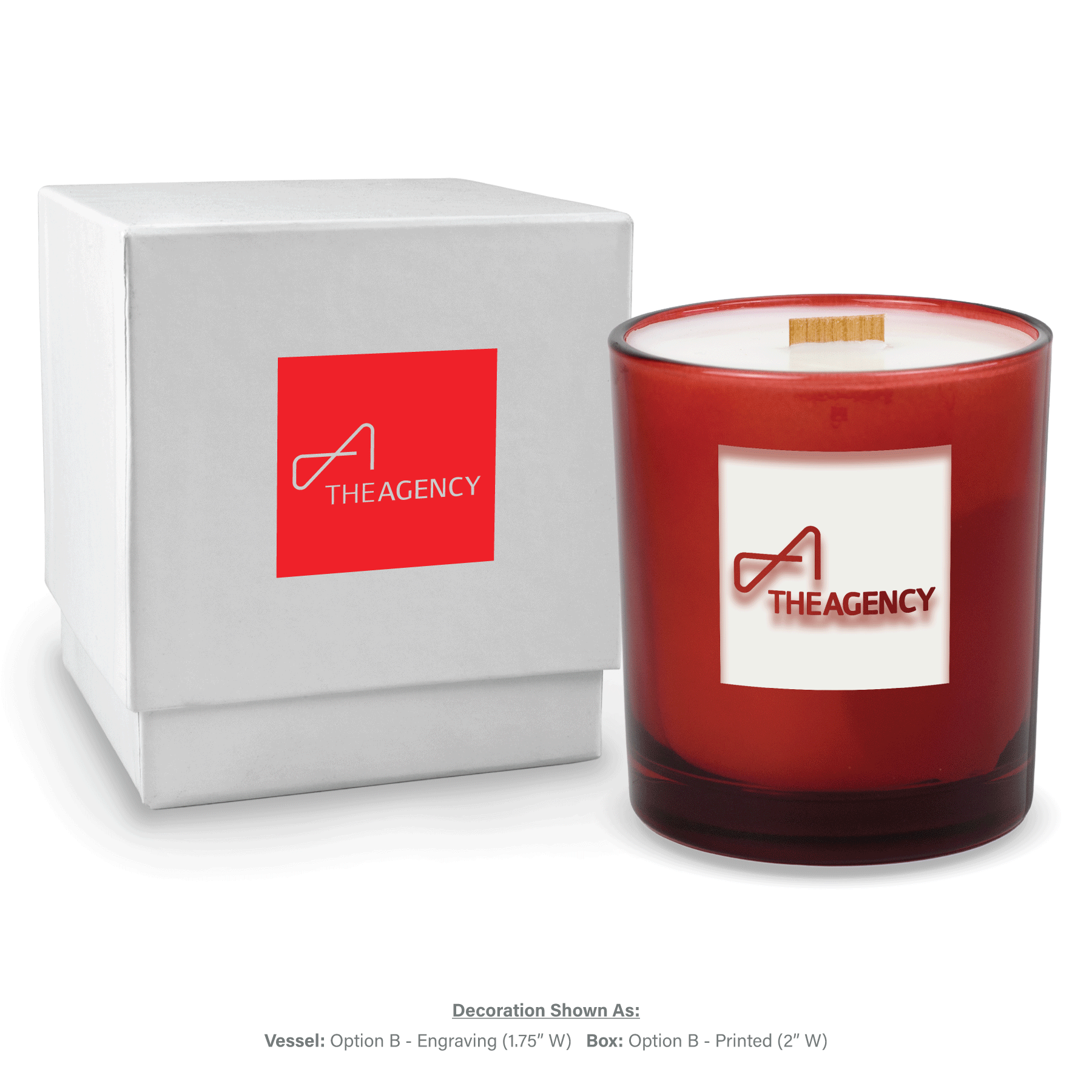 14 oz. Luxury Engraved Candles with gift box