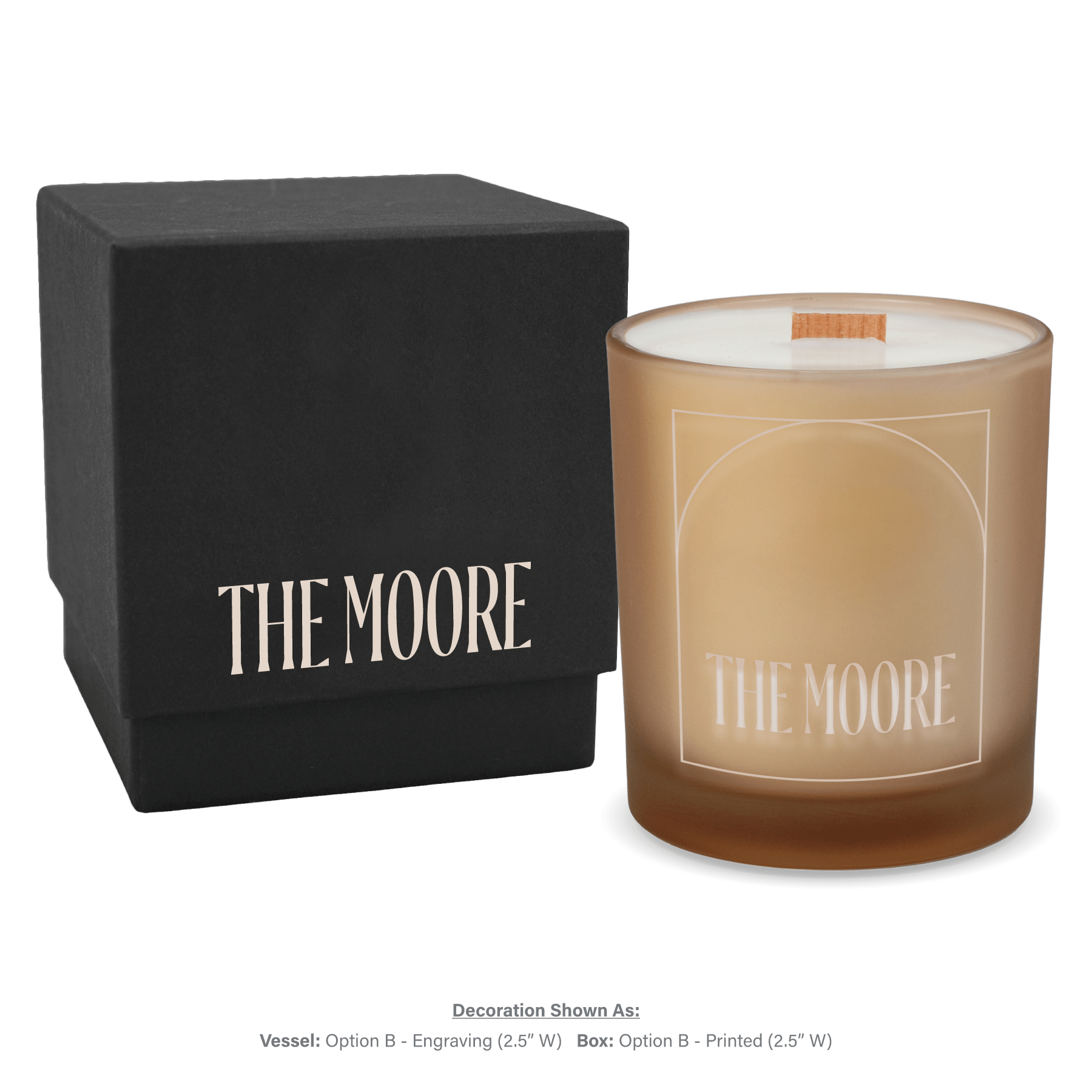 14 oz. Luxury Engraved Candles with gift box