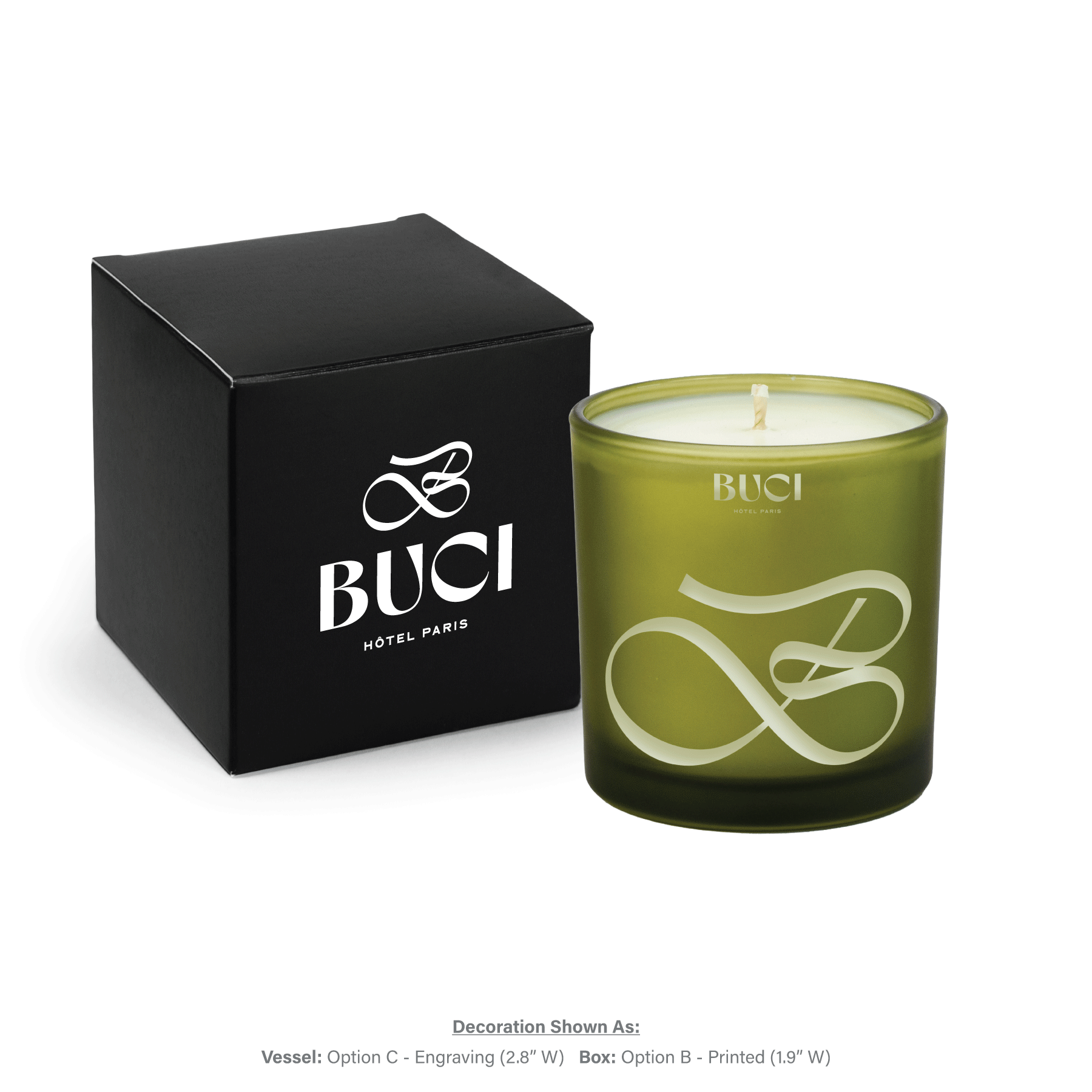 9 oz. Engraved Candles with Gift Box