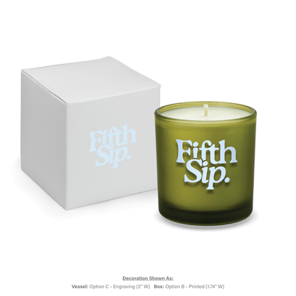 9 oz. Printed Candles with Gift Box