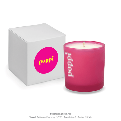 9 oz. Engraved Candles with Gift Box