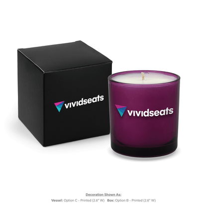 9 oz. Printed Candles with Gift Box