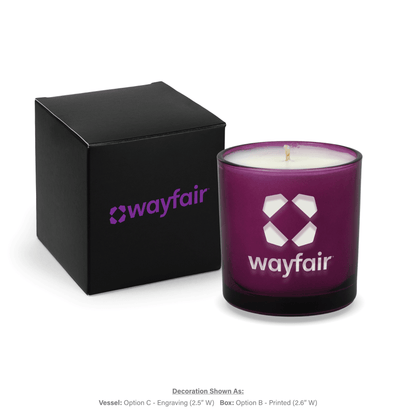 9 oz. Engraved Candles with Gift Box