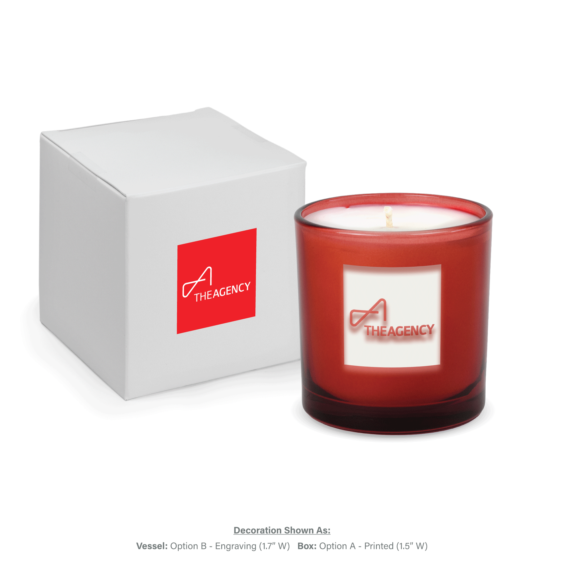 9 oz. Engraved Candles with Gift Box