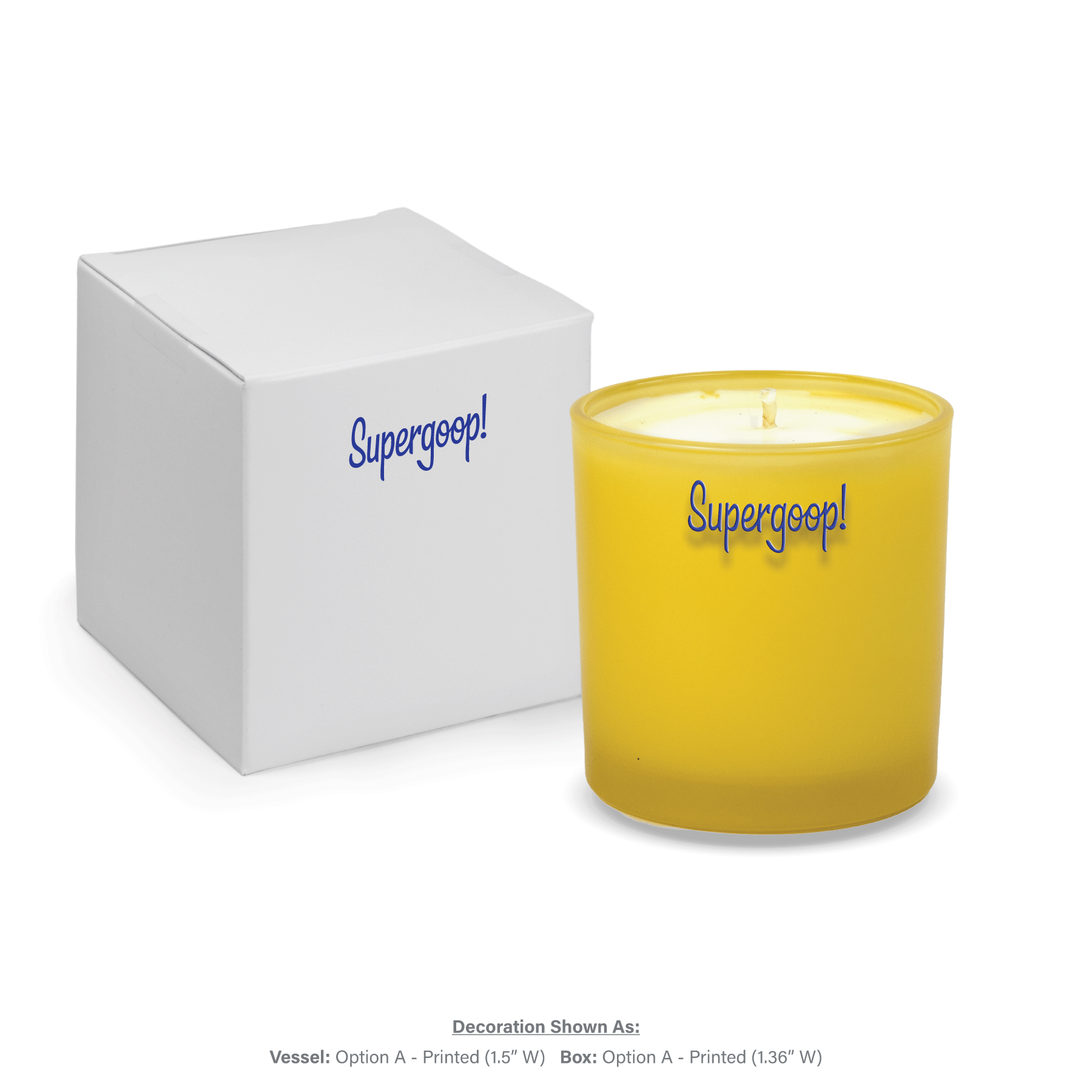 9 oz. Printed Candles with Gift Box