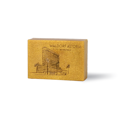 Signature Branded™ Gold Rectangle Bar Soap