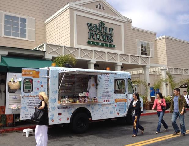 The Bath Petals mobile retail truck