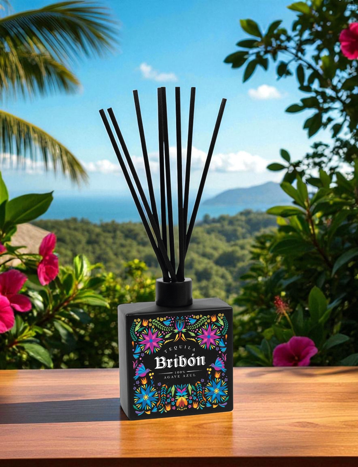 Customizable Diffusers Custom Logo Reed Diffusers Corporate Gift| 8 oz Black |Bath Promotions